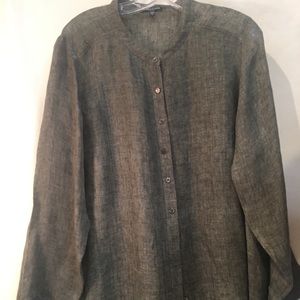 Eileen Fisher Linen Blouse
